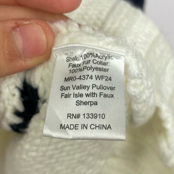 Show Me Your Mumu Sun Valley Pullover knit fair isle sweater size Medium - Picture 11 of 13